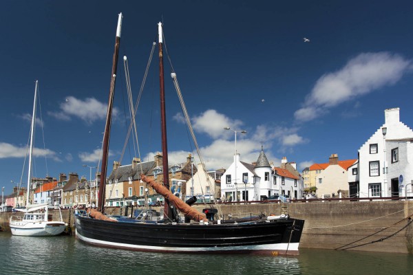 Restored boat in Anstruther Harbour