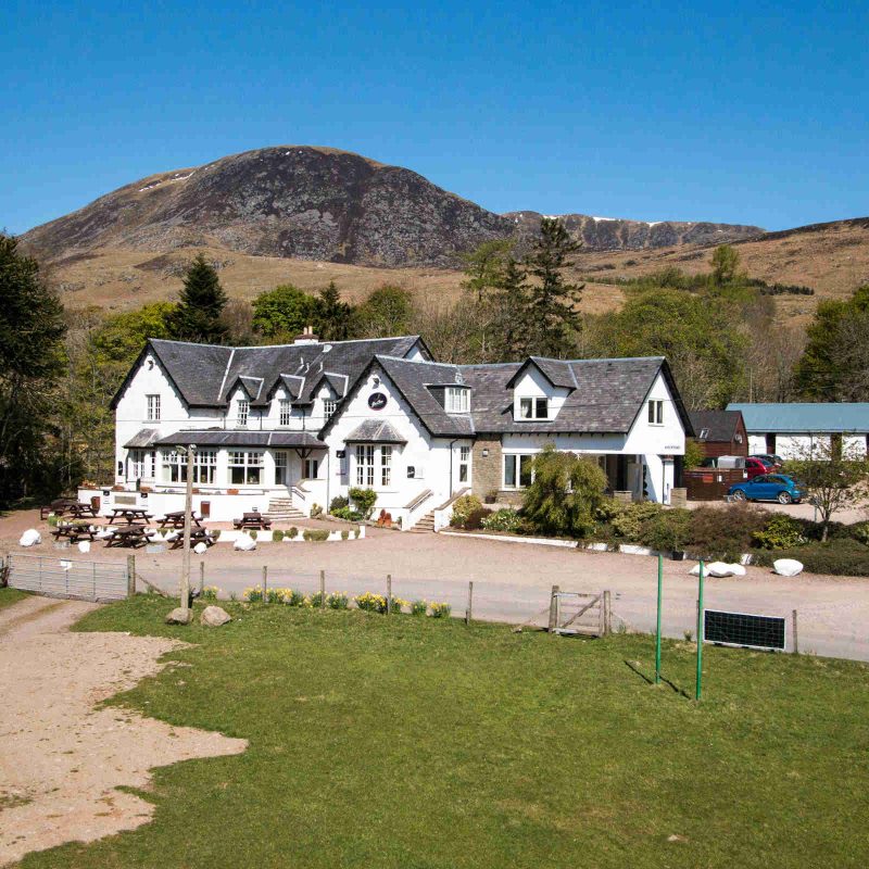 Exterior view of Glen Clova Hotel