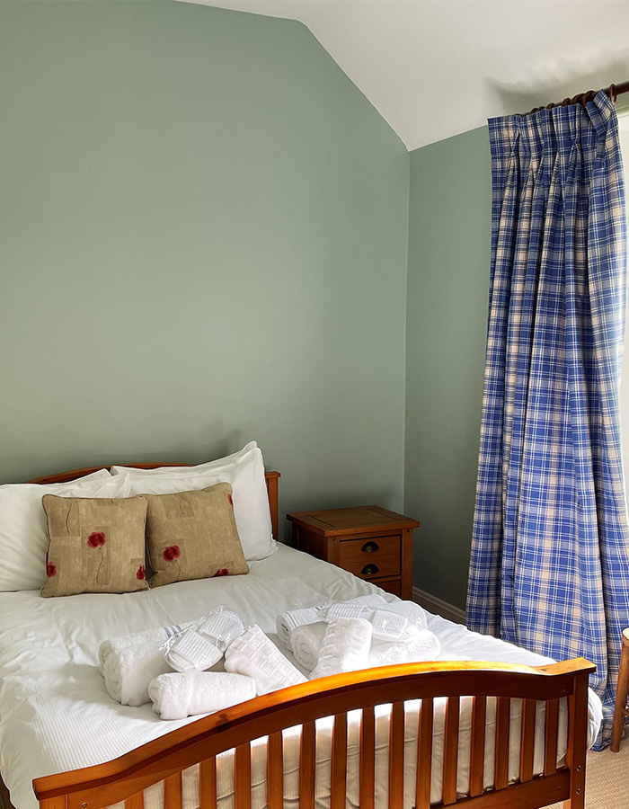 A double bedroom in The Old Manse at Glen Clova Hotel