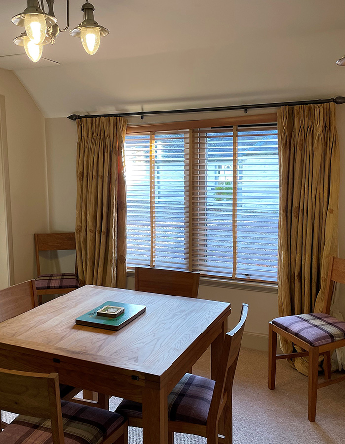 The dining room in Brandy Cottage at Glen Clova Hotel