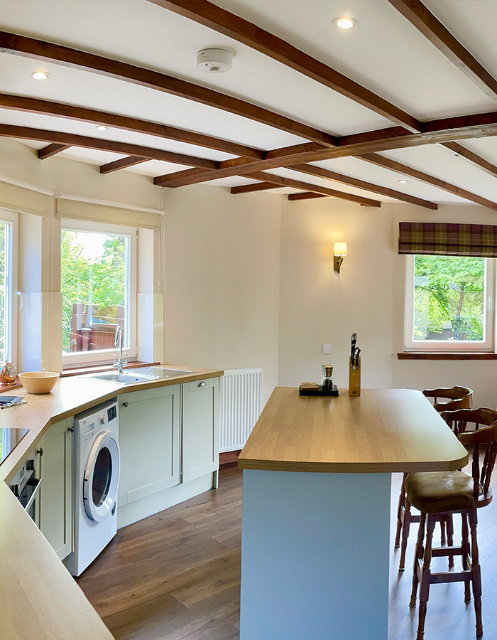 Kitchen in the Old Mill Lodge and Glen Clova Hotel