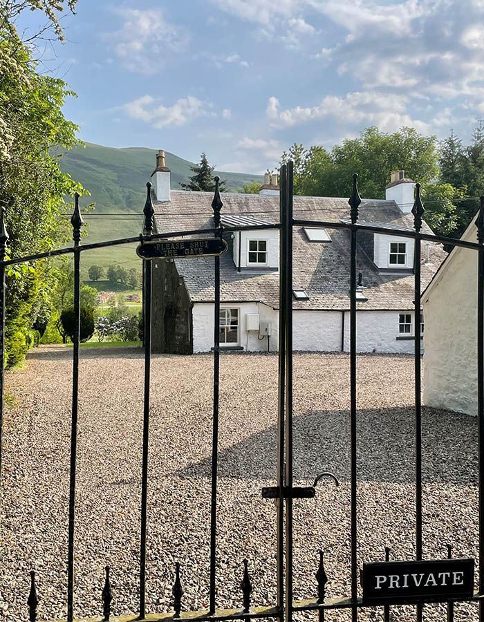 The exterior of The Old Manse at Glen Clova Hotel