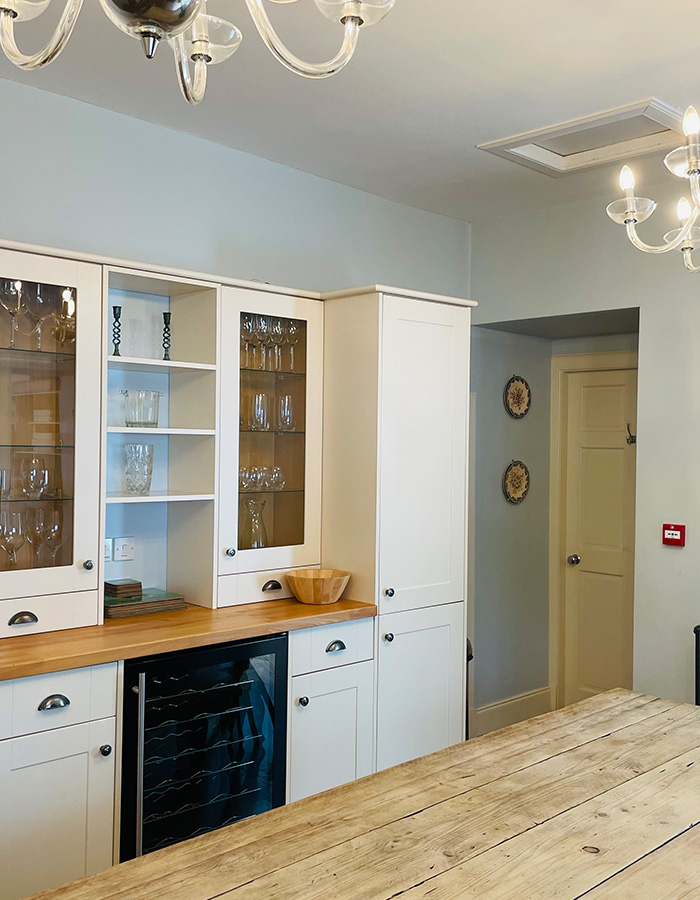 The kitchen in The Old Manse at Glen Clova Hotel