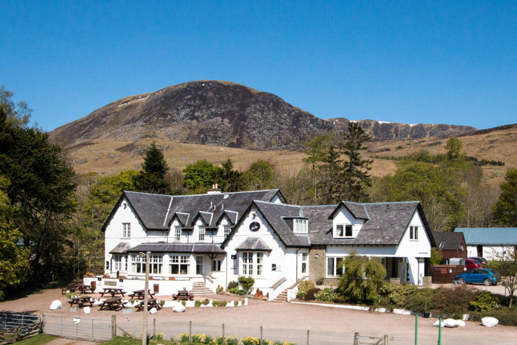 Exterior view of Glen Clova Hotel