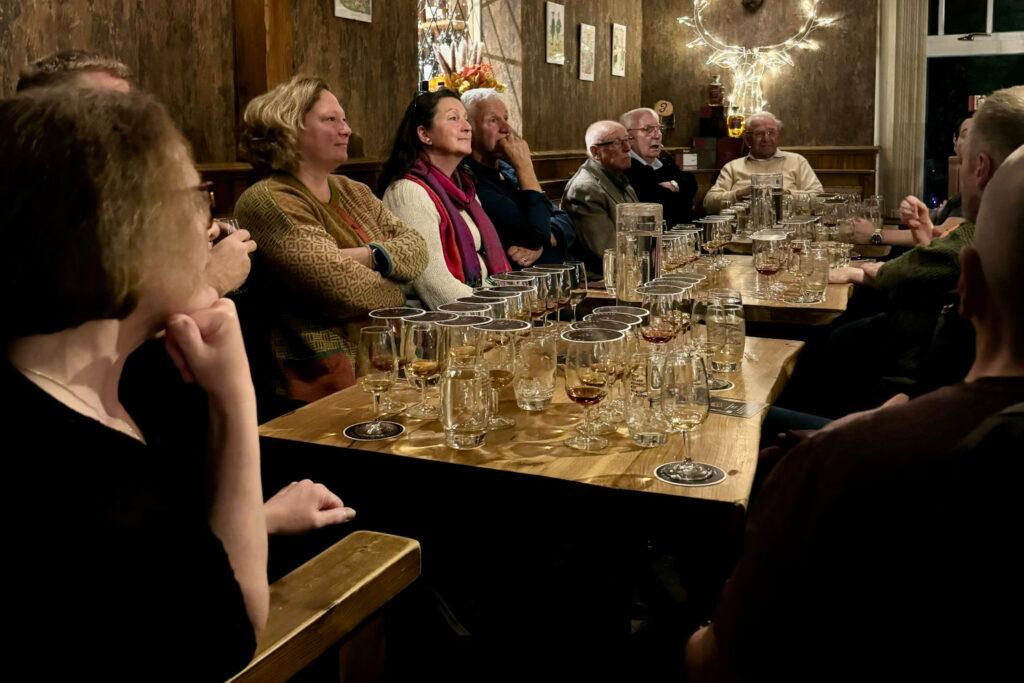 Whisky tasting event at Glen Clova