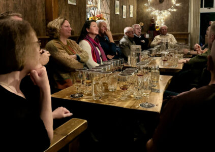 Whisky tasting event at Glen Clova